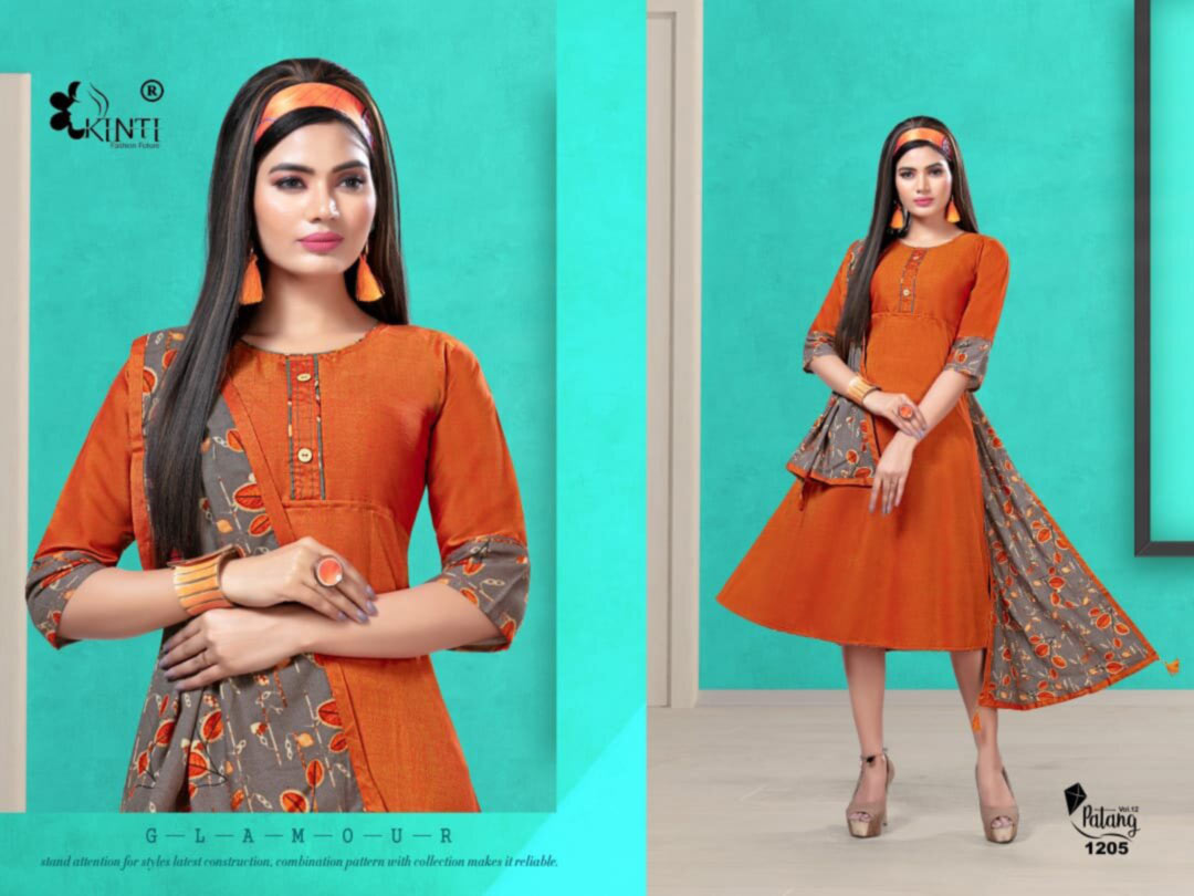 Kinti Design Patang Vol-12 Stroll Kurti Catalog Kinti Design Patang Vol-12 Stroll Kurti Catalog